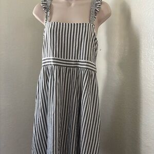 Striped Sleeveless Dress